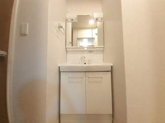 忙しい朝には欠かせない洗面所です