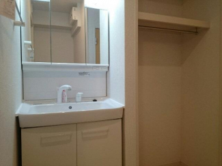 広い洗面スペース