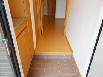 落ち着いた玄関です