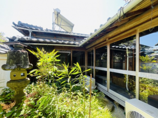 お庭の付いた物件です