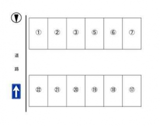 松山市萱町４丁目の駐車場の画像