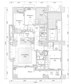 リフォーム前図面につき、現況優先とさせて頂きます