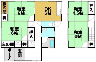 下田桐山団地２貸家の画像