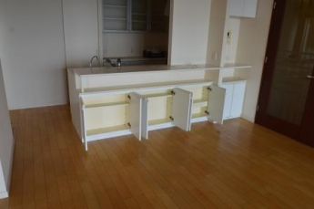 キッチンカウンター下収納