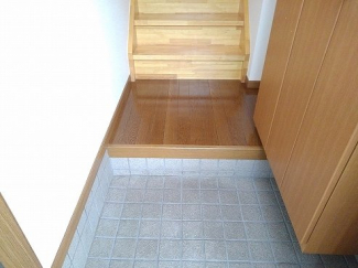 ゆったりとした玄関です