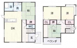 ４ＬＤＫ　ＬＤＫ１４　洋６　洋４．５　和室６帖　和４．５