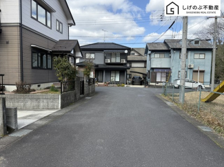 前面道路です。