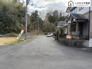 前面道路です。