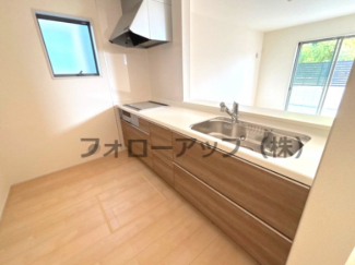 コンパクトなキッチンで掃除もラクラク