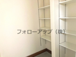 専用の収納スペースです