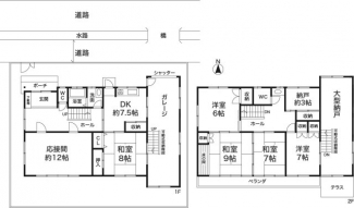 6SDK＋２納戸の住まい　広々としたお住まいです