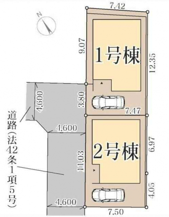 明石市貴崎４丁目の新築一戸建ての画像