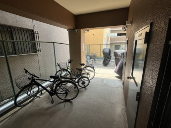 自転車置き場です
