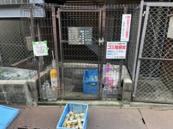 ごみステーションです