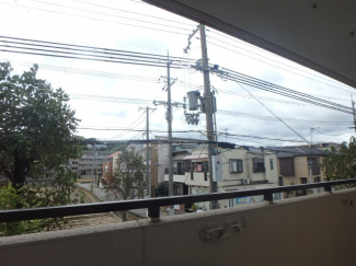 バルコニーからの景色です