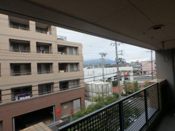 バルコニーからの景色です