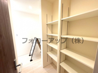 ちょっとした収納スペースも充実しています