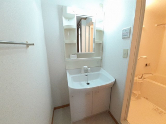 忙しい朝には欠かせない洗面所です