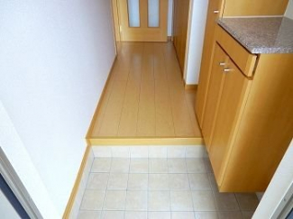 落ち着いた玄関です