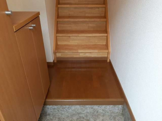 ゆったりとした玄関です