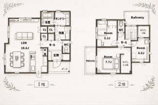 ウォークインクローゼッ２か所♪