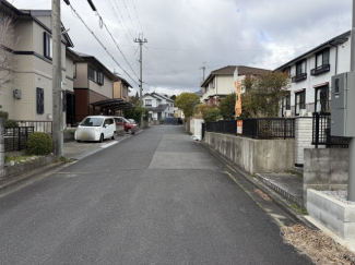 前面道路です。