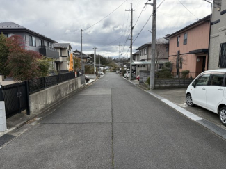 前面道路です。