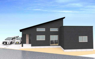 駐車場は２台停められます。（※完成イメージ）