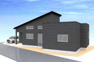 道路側には目隠しフェンスを設置する予定です。（※完成イメージ