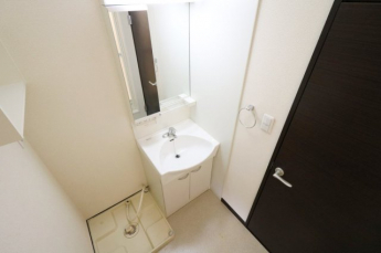 女性には嬉しい独立洗面台つき！