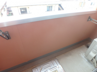 お洗濯の干せるバルコニー