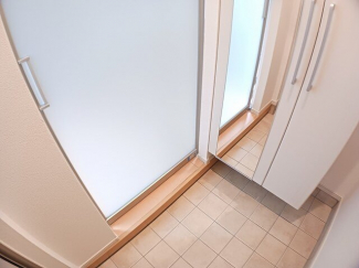 毎日通る玄関はこちらです