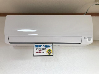 エアコン新品に交換済み