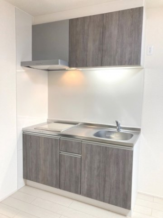 コンパクトなキッチンで掃除もラクラク