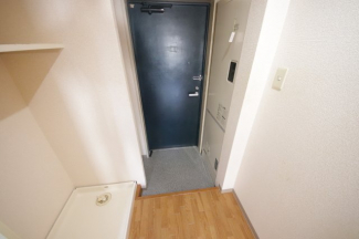 落ち着いた玄関です