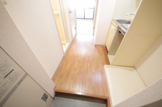 落ち着いた玄関です