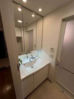 朝の身支度には欠かせない独立洗面化粧台