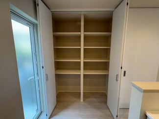 BIGなパントリーはとても便利