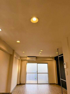 室内空間は全てダウンライトに