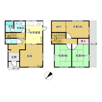 1階の厨房は土間コンクリート仕上げになっております。