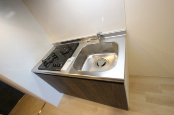 コンパクトなキッチンで掃除もラクラク