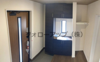 ゆったりとした玄関です