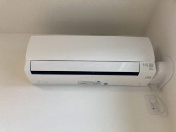 エアコンも付いています