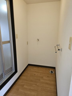 室内洗濯機置き場です