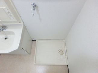 室内洗濯機置場です