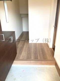 明るい玄関です