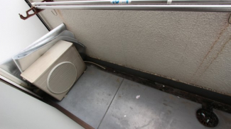 陽当たり良好なバルコニーです