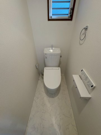 ゆったりとした空間のトイレです