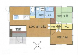 コンパクトな動線で水回りの使い勝手も◎