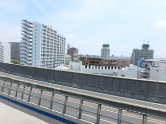 バルコニーからの景色です